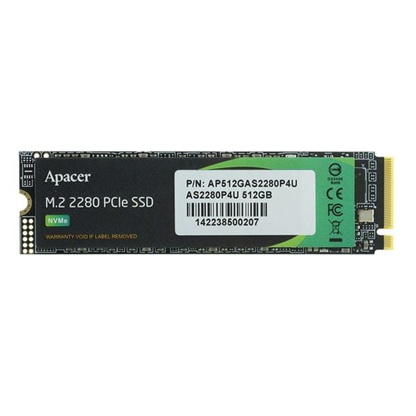 NVMe PCle 512Gb APACER AS2280 Chính Hãng