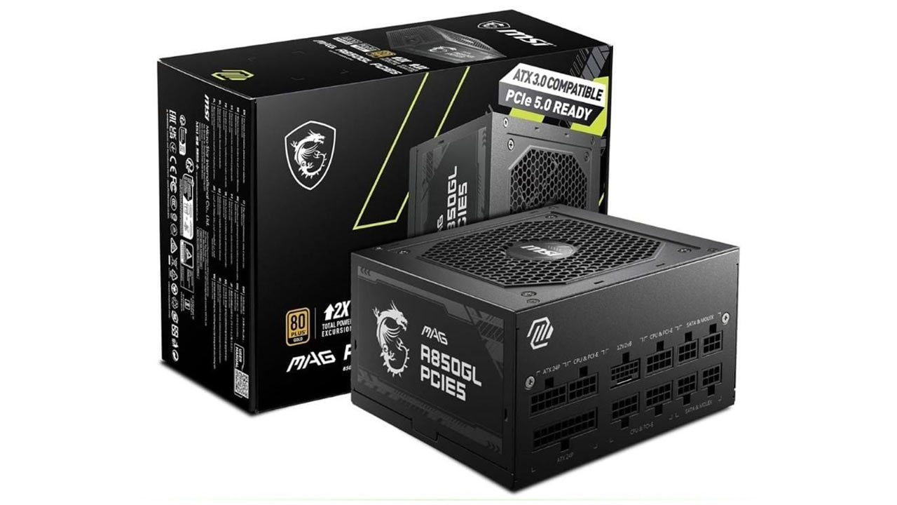 NGUỒN MSI MAG A850GL 850W 80Plus Bronze Gold Full Module Chính Hãng