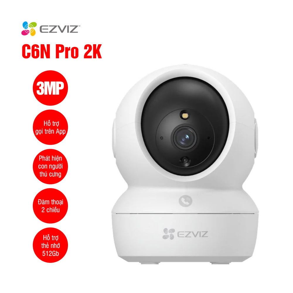 CMR WI-FI EZVIZ CS-C6N G1 2K 3.0Mpx -Màu ban đêm Chính Hãng