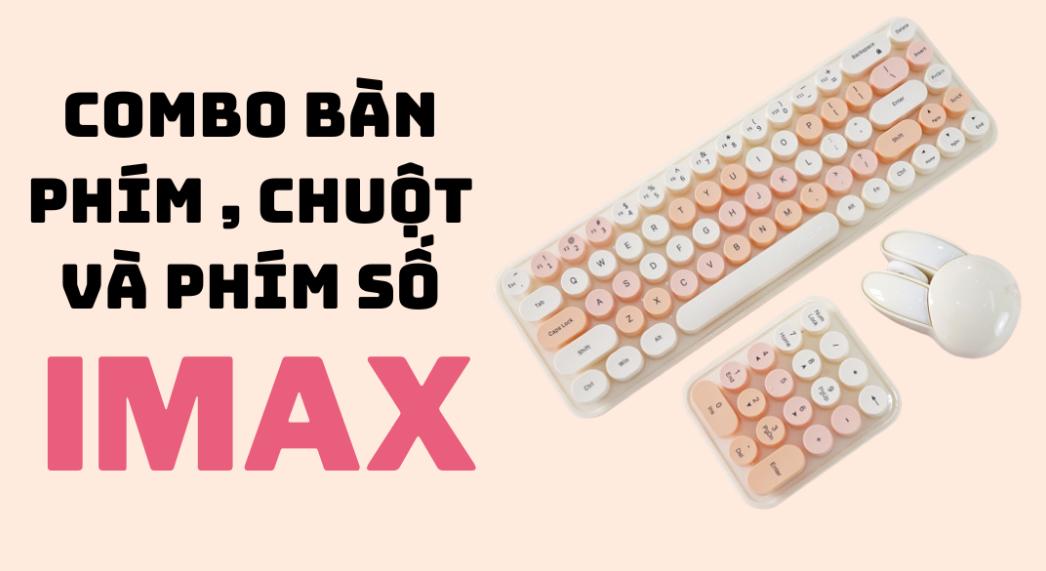 COMBO Không Dây KB+MO+PHÍM SỐ MOFII SMK676683M3AG (Hồng/Trà Sữa)