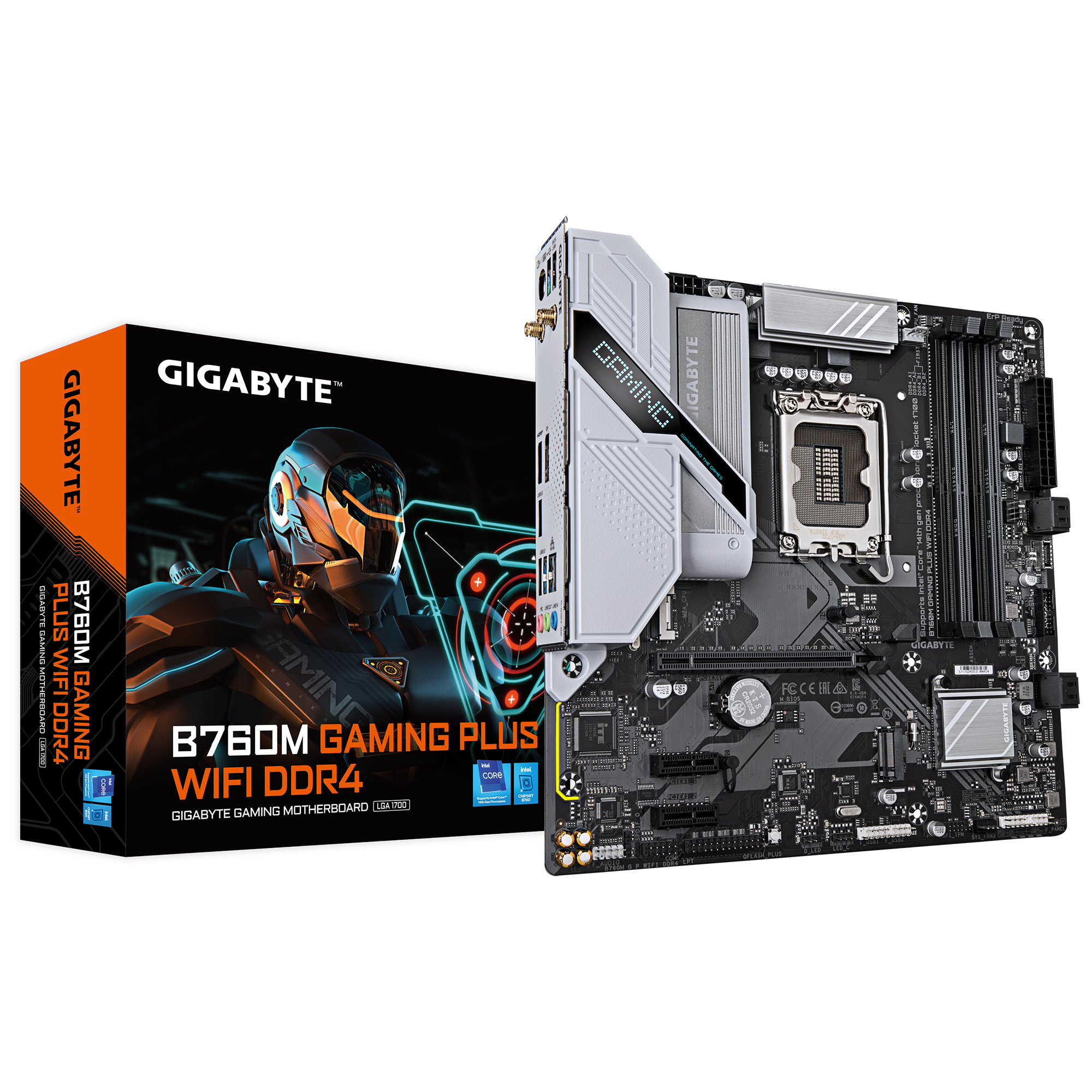 MAIN GIGABYTE B760M GAMING PLUS WIFI D4 Chính Hãng