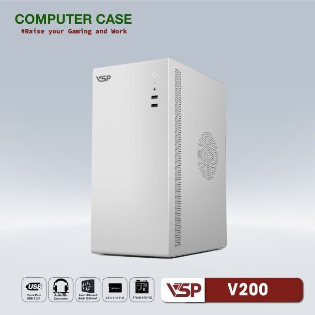 CASE VSP V200 (Trắng)