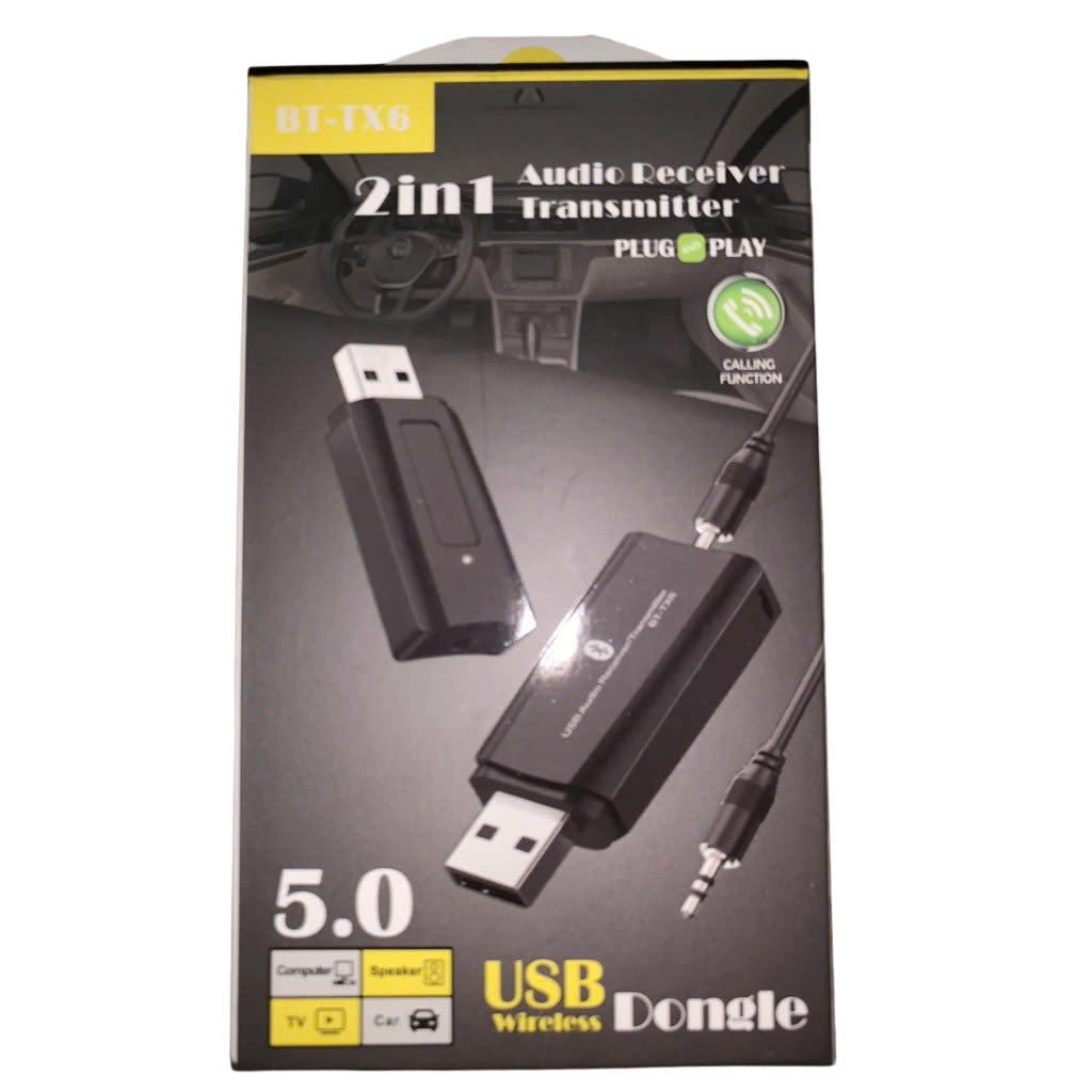 USB BLUETOOTH DONGLE 5.0 BT218 2in1