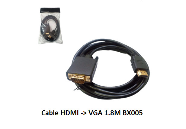 CABLE HDMI => VGA 0.2M MT-VIKI có Audio (29K KV)