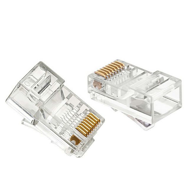 ĐẦU RJ45 Cat6 VÀNG 100c/bịch
