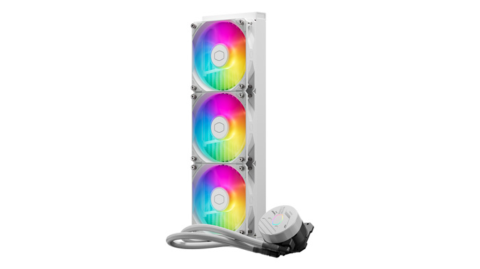 TẢN NHIỆT NƯỚC CoolerMaster MASTERLIQUID 360L CORE 3F (Trắng) Chính Hãng