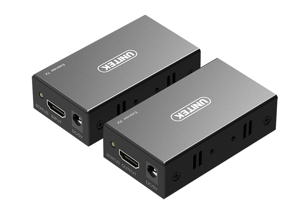 Bộ Nối Dài HDMI => LAN UNITEK 60M V100A 4K