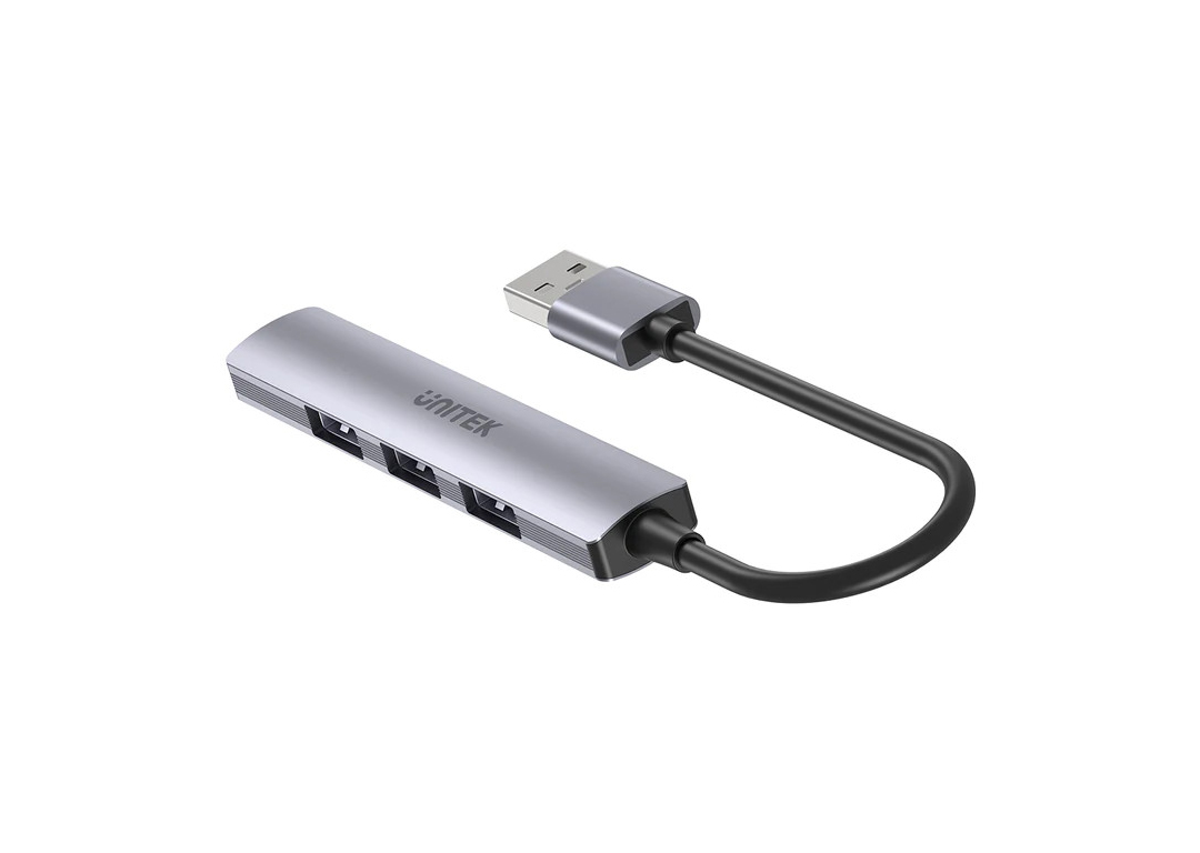 HUB USB 4P UNITEK H1208A (1P 3.0, 3P 2.0)