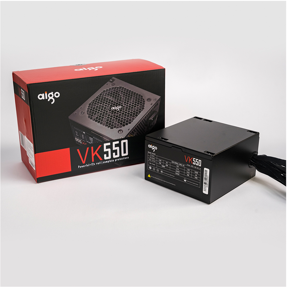 NGUỒN AIGO VK550 550W (CST) BOX Chính Hãng