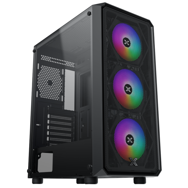 CASE XIGMATEK DUO X 3Fan (EN49002) Đen S/P Main Dual
