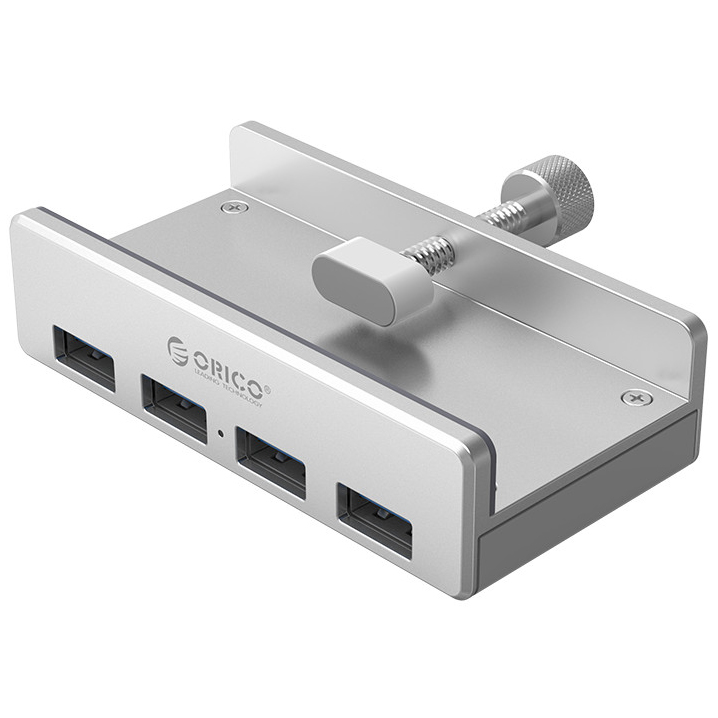 HUB USB 4P ORICO MH4PU-SV 3.0 Vỏ Sắt - gắn cạnh bàn Chính Hãng